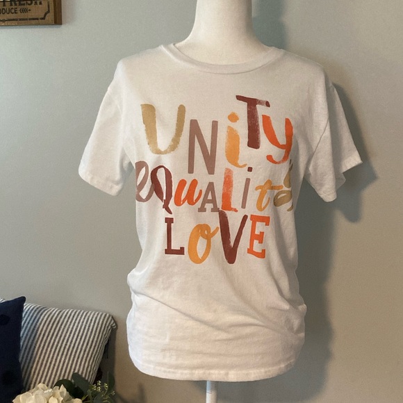 Tops - ❌SOLD NWOT “ Unity•Equality•Love” T-Shirt